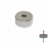 Neodymium Ring Magnet - OD13mm X H5mm X ID2mm | N35