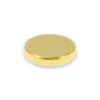 Neodymium Disc Magnet - 15mm X 3mm | Gold Coating | North-Marked