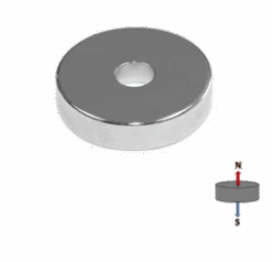Neodymium Ring Magnet - OD25mm X H10mm X ID5mm | N35