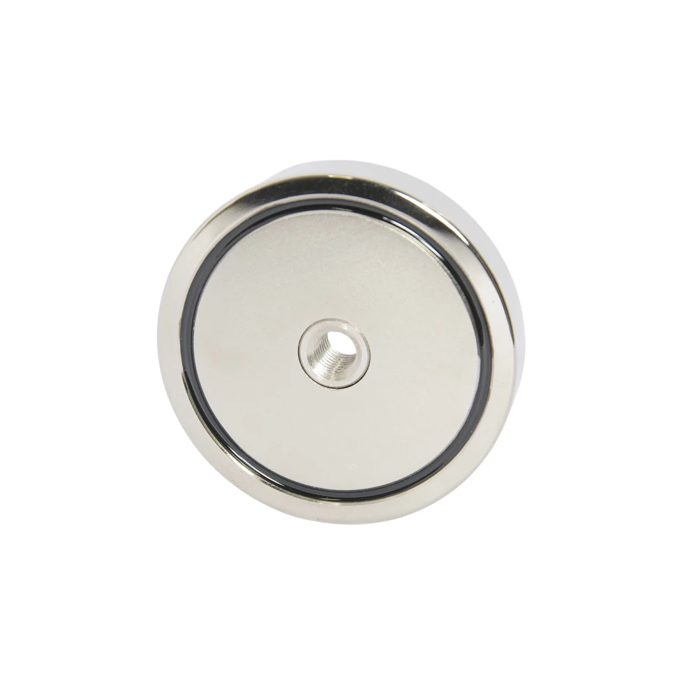 Neodymium Pot Magnet - Diameter 60mm X 12mm | M8 Internal Thread 2 Neodymium Pot Magnet - Diameter 60mm X 12mm | M8 Internal Thread - Image 2