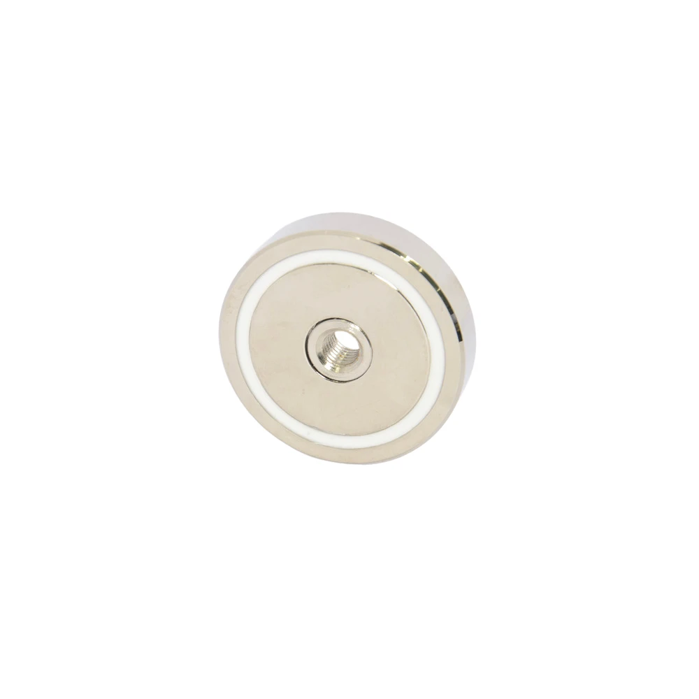 Neodymium Pot Magnet - Diameter 48mm X 10.6mm | M8 Internal Thread 1 Neodymium Pot Magnet - Diameter 48mm X 10.6mm | M8 Internal Thread