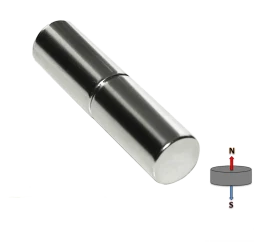 Neodymium Cylinder Magnet - 12.7mm X 25.4mm | N45 1 Neodymium Cylinder Magnet - 12.7mm X 25.4mm | N45