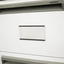 Magnetic Label Holder C-Channel Set – 150mm X 76mm X 1.1mm | Includes Plastic Cover And Insert Card