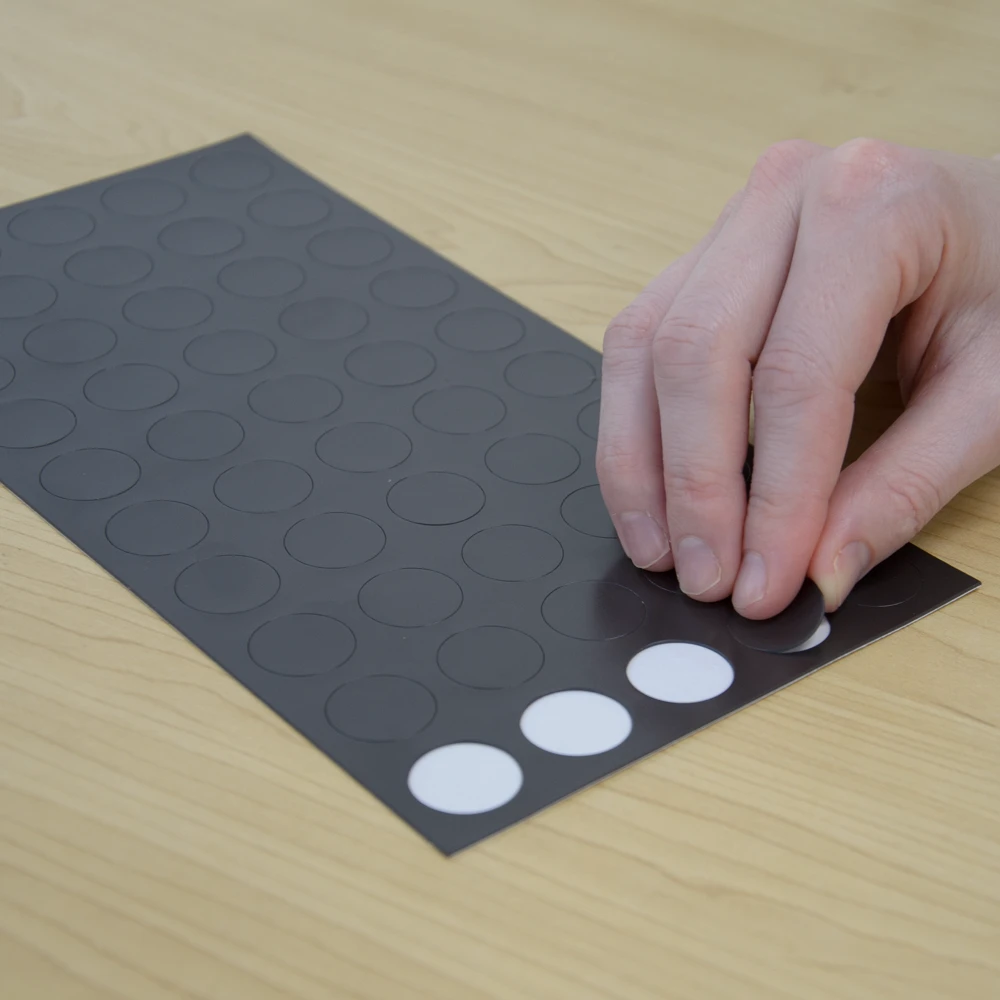 Self-Adhesive Round Magnetic Patches | 19mm Diameter X 0.6mm | 1,000 Patches Per Pack 1 Self-Adhesive Round Magnetic Patches | 19mm Diameter X 0.6mm | 1,000 Patches Per Pack