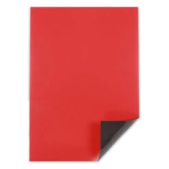 A4 Red Magnetic Sheet | 297mm X 210mm | 0.8mm Thick