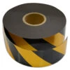 Reflective Magnetic Tape | Hi-Vis Black And Yellow | 75mm X 0.8mm X 45m ROLL