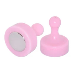Pink Pin Whiteboard Magnets - 29mm Diameter X 38mm | 4 PACK
