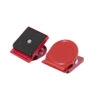 Red Square Round Memo Clip Magnets | 30mm | 10 Pack