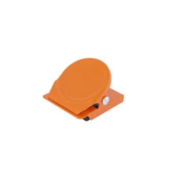 Orange Square Round Memo Clip Magnet | 30mm