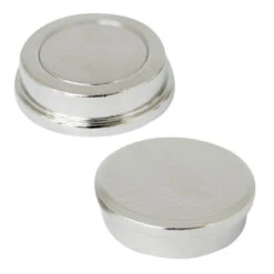 Steel Capped Neodymium Holding Pot Magnet - 30mm (D) X 9mm (H) | Nickel Plated