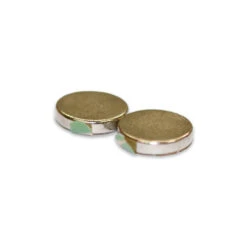 Self-Adhesive Neodymium Disc Magnets - 10mm X 2mm | N35 | NORTH SOUTH PAIR