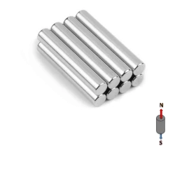 Neodymium Cylinder Magnet - 8mm X 40mm | N45 1 Neodymium Cylinder Magnet - 8mm X 40mm | N45