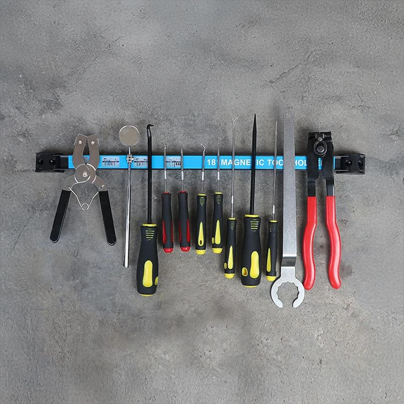 Magnetic Tool And Knife Rack With Detachable Wall Brackets | 18 Inches 1 Magnetic Tool And Knife Rack With Detachable Wall Brackets | 18 Inches