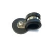 Rubber Coated Neodymium Pot Magnet - D31mm X 30mm With Rubber-Lined P-Clamp
