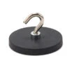 Threaded Hook Neodymium Pot Magnet - Diameter 43mm X 5mm With Rubber Case
