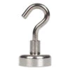Neodymium Pot Magnet With Threaded Hook - 75mm Diameter X 98mm