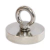Neodymium Fishing Magnet With M10 Threaded Eyelet - 75mm Diameter X 62mm