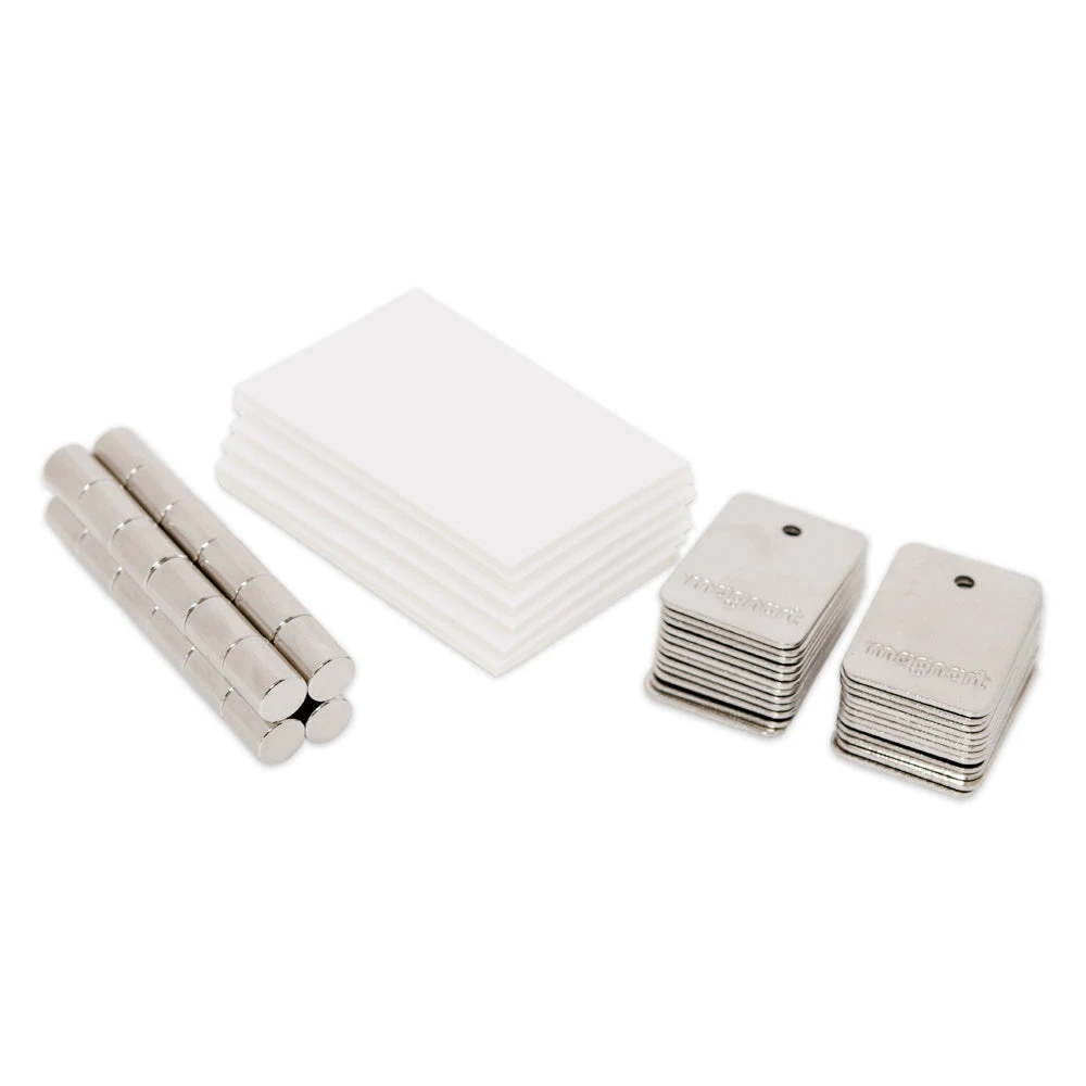 Magnart - Magnetic Art Hanging System | 24 Pack | 24 Magnets And 24 Adhesive Tabs 1 Magnart - Magnetic Art Hanging System | 24 Pack | 24 Magnets And 24 Adhesive Tabs