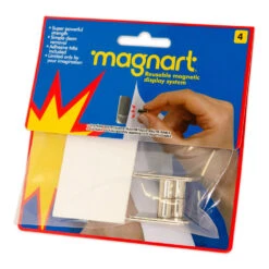 Magnart - Magnetic Art Hanging System | 4 Pack | 4 Magnets And 4 Adhesive Tabs