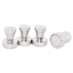Stainless Steel Push Pin Neodymium Magnets | 5 Pack | 12mm Diameter