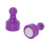Purple Pin Whiteboard Magnets - 12mm Diameter X 22mm | 12 PACK