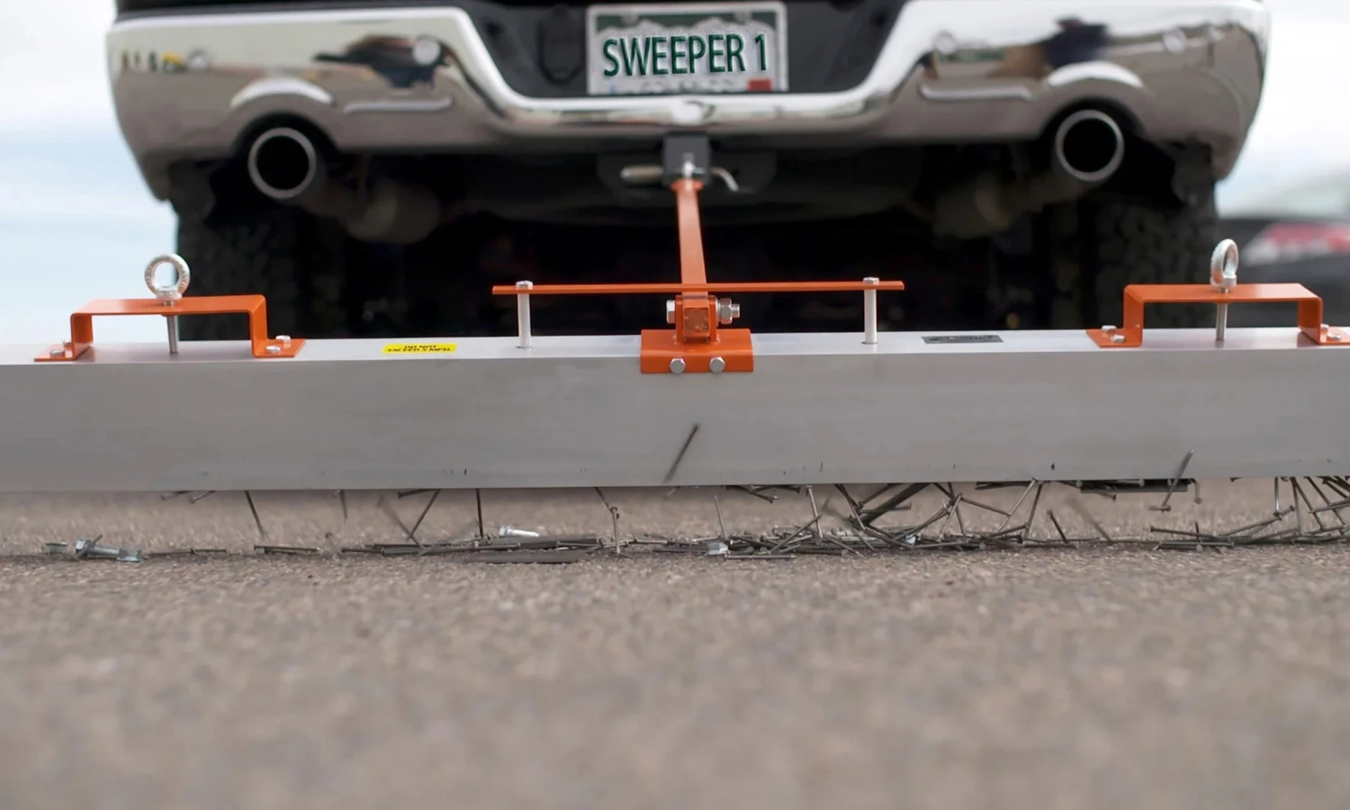 3-in-1 Towable Magnetic Sweeper With Quick Release | 60 Inch 4 3-in-1 Towable Magnetic Sweeper With Quick Release | 60 Inch - Image 4